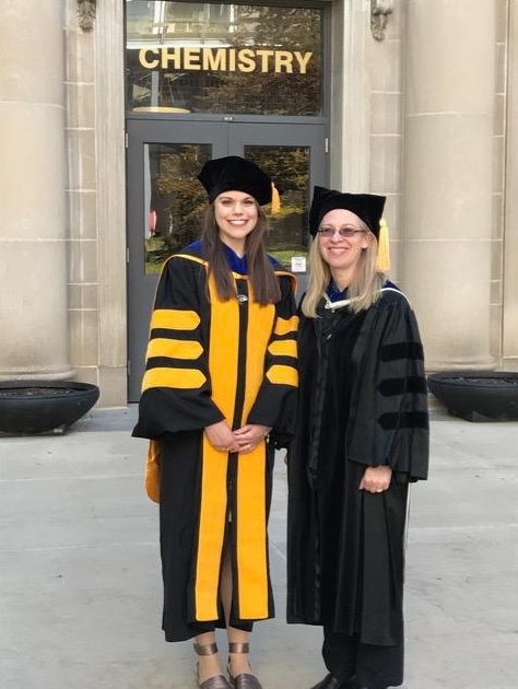 Jennifer and Renée at her graduation 