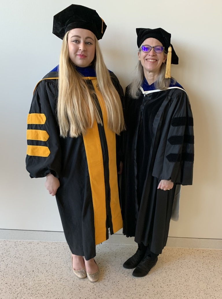 Katie PhD graduation