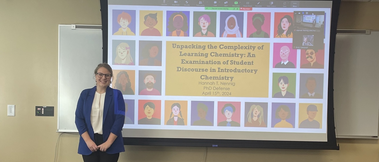Hannah N with title slide