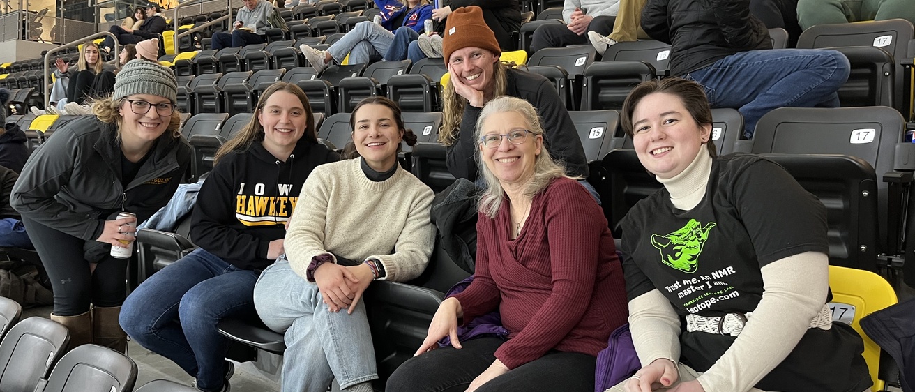 Group attending Heartlanders Match