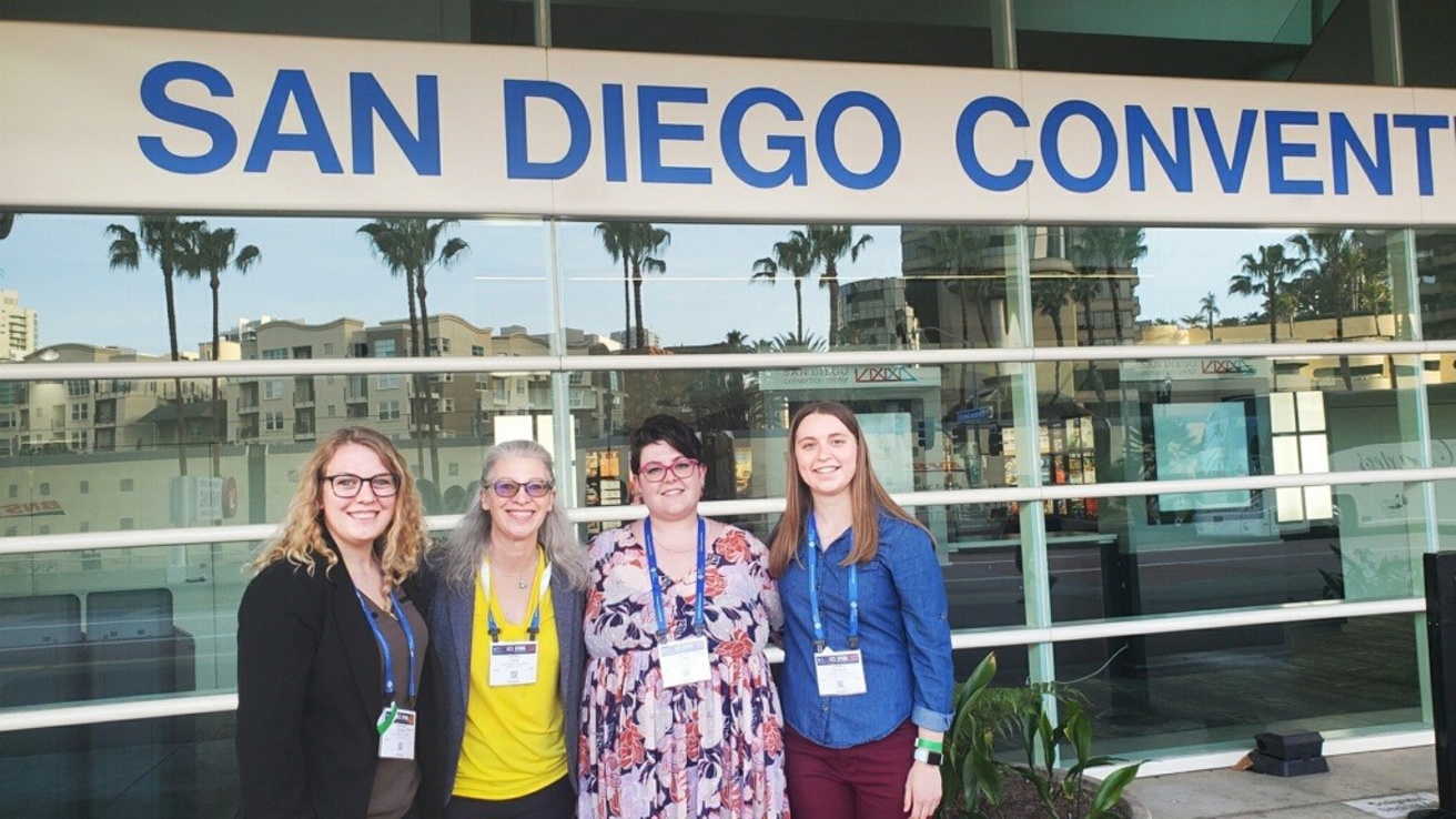 Hannah, Dr. Cole, Nicole and Andrea at ACS Spring San Diego